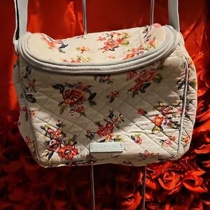 Vera Bradley Floral Quilted Bag - Cream